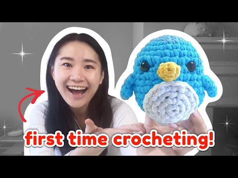 How I learned to crochet as a TOTAL BEGINNER! (Woobles kit review)