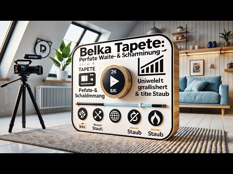 Wie bringe ich die Belka Tapete SCHNELL und EINFACH an?