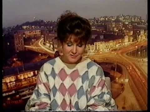 HTV West in-vision continuity Annie St John January 1990