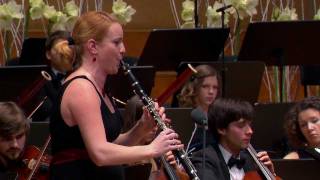 W.A.Mozart: Clarinet concerto in A major, K.622 with Nadja Drakslar