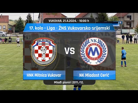 HNK Mitnica Vukovar - NK Mladost Cerić, 4-3, 17. kolo, Liga - ŽNS VS, Mlađi pioniri 2011./12.