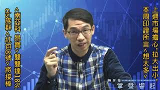 【掌聲響起】#賴昇楷 1217 - 《南亞科、昂寶》都創新高，漲幅達18%，CIS族群《紅包8號》可望接棒；本周盤勢紅通通，印證上周市場擔心”拉大出小”是「想太多」 (圖)