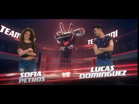¡Tini Stoessel y Carlos Vives coachean a Sofía Petros y Lucas Dominguez - La Voz Argentina 2018