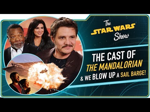 We Talk to The Mandalorian Cast, Plus We Blow Up Jabba's Sail Barge Video