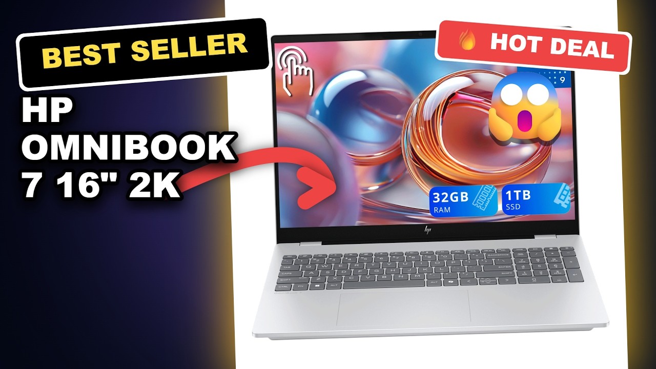 HP OmniBook 7 16" 2K OLED Laptop Review: Is This Flagship Touchscreen Worth It?
