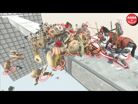 New Pass The Dangerous Pool Challenge Humans Vs Every Unit 🦖 Animal Ravolt Battel Simulator