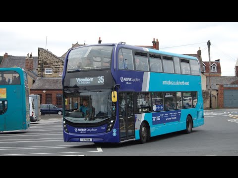 Top Deck View: Arriva North East 7547 (YX17NNW) Alexander Dennis Enviro 400 MMC