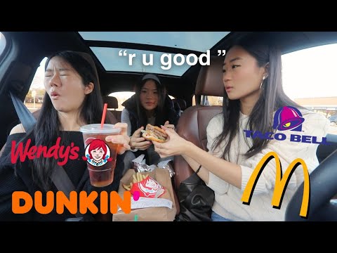 LETTING THE PERSON IN FRONT OF US DECIDE WHAT WE EAT FOR 24 HOURS!!