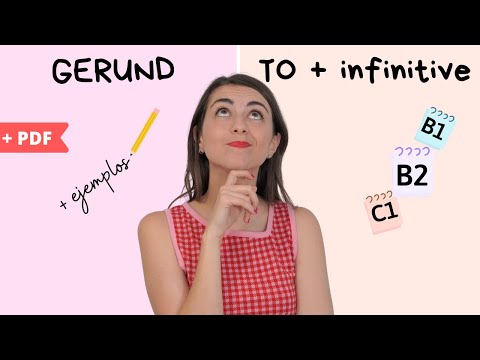GERUND or INFINITIVE in English - Grammar Review B2 - C1 - Useful for Use of English