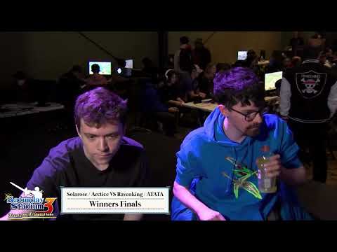 Saturday Stadium 3 -  - Solarose + Arctice(Zelda+Captain Falcon) Vs. Ravenking + ATATA(Joker+Ness)