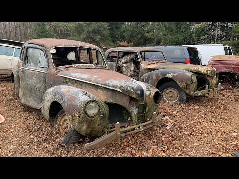 Junkyard 1938-1941 Lincoln Zephyr and Continental parts cars for sale