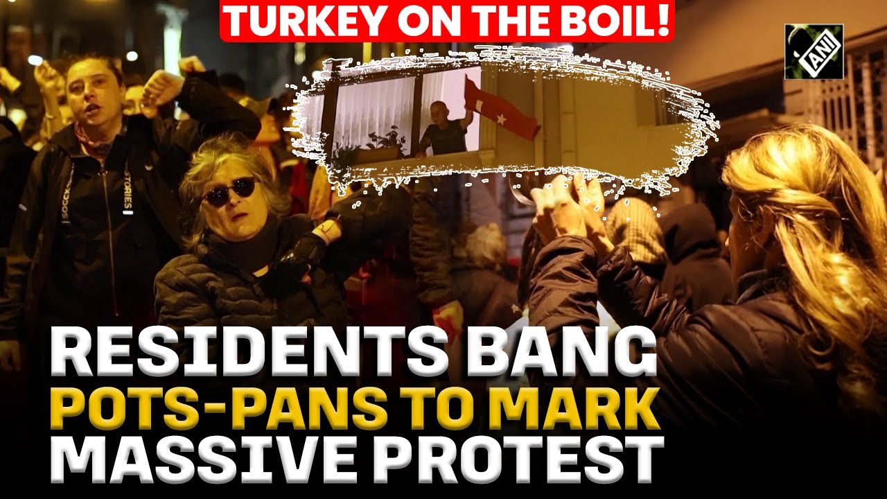 Istanbul residents took streets, bang pots, pans as solidarity over Mayor Ekrem Imamoglu’s arrest