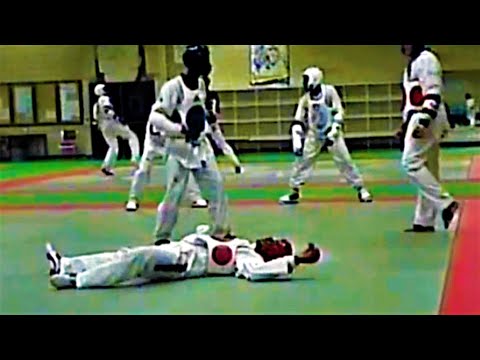 TAEKWONDO fighter ANDRE LIMA (full video) at the FRENCH OLYMPIC training center INSEP (2003) PARIS