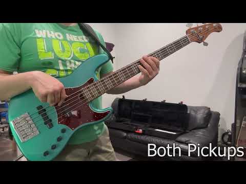 AnkaCustom - Jarius 5 Strings Metallic Turquoise Demo