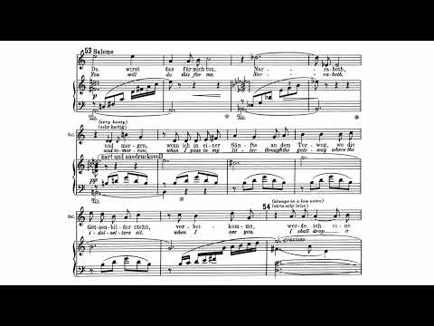 Salome (ópera de Richard Strauss) con partitura vocal y reducción a piano
