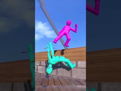 Smart AI ends Fight with an Epic Kick #shorts #npc #ai #ragdoll
