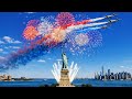 NEW YEARS EVE 2026 NEW YORK Fireworks Over Statue Of Liberty Skyline