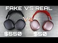 FIRST Airpods MAX CLONE VS REAL!! - P9 Wireless Headphones