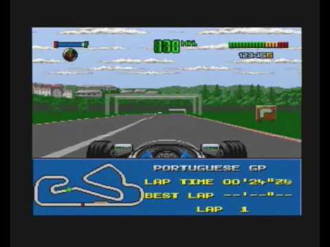 megadrive f1 game