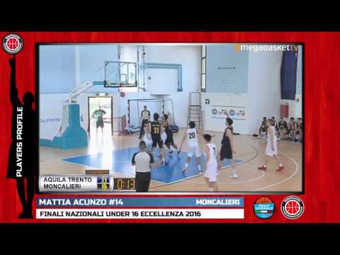 Players Profile: ACUNZO MATTIA - Finali Nazionali U16 - 2016