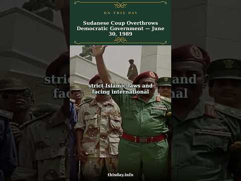 Sudanese Coup Overthrows Democratic Government — Jun...