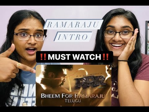 REACTION of Bheem For Ramaraju - Ramaraju Intro - RRR (Telugu) | NTR, Ram Charan, Ajay Devgn, Alia