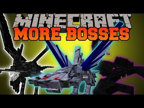 Minecraft: MORE BOSSES (DIMENSIONS, BOSSES, GIRLFRIENDS) OreSpawn Mod Showcase