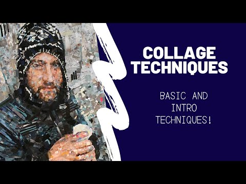 Basic Collage Techniques→ Learn beginner steps to create collage art.