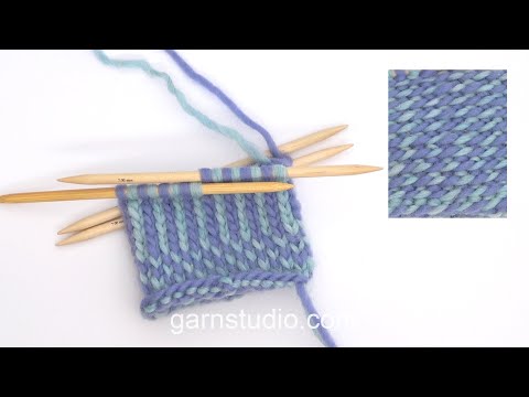 How to do twined knitting
