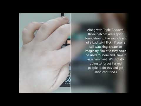 Empress ZOIA patch walk-through:  "Roadside picnic -- a dark, eerie drone synthesizer"