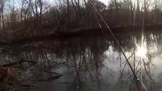 preview picture of video 'Opening Day Trout Fishing at the Pennypack Creek (Northeast Philadelphia, PA)'