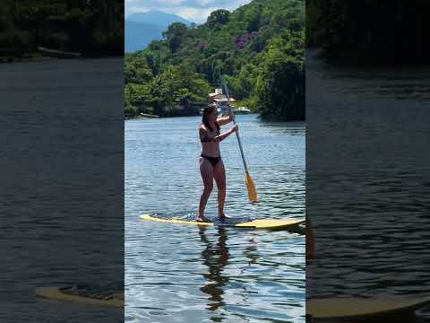 BRAZILIAN BEACH, Sao Paulo, Brazil 🌊💛 #shorts