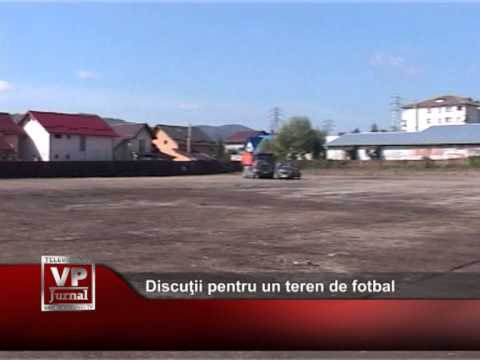 Discuţii pentru un teren de fotbal