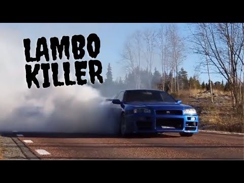The LAMBO KILLER Nissan Skyline GTR R34 Compilation
