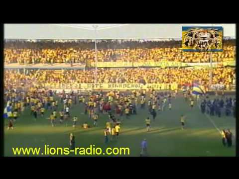 Η λήξη του αγώνα Η ΑΕΛ Πρωταθλήτρια  2011-2012 www.lions-radio.com