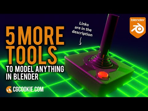 5 MORE Modelling Tools You Need To Model ANYTHING in Blender