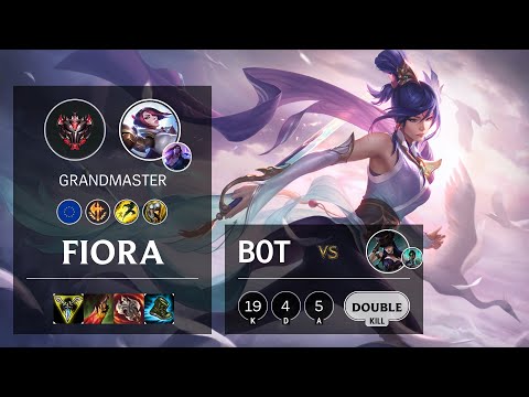 Fiora Bot vs Caitlyn - EUW Grandmaster Patch 10.15