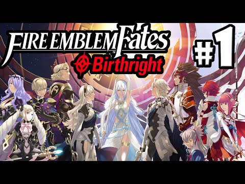 Fire Emblem Fates Gameplay Walkthrough PART 1 Birthright Character Creation Nintendo 3DS English If
