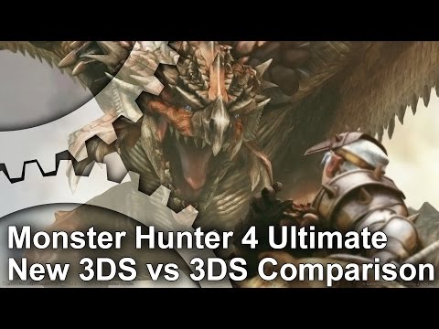 Monster Hunter 4 Ultimate New 3DS/3DS Frame-Rate Test + Analysis