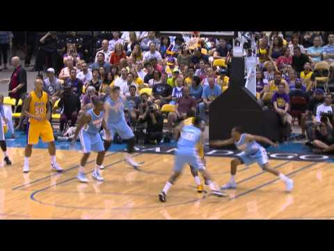 Julius Randle Finishes Nasty Two-Handed Jam