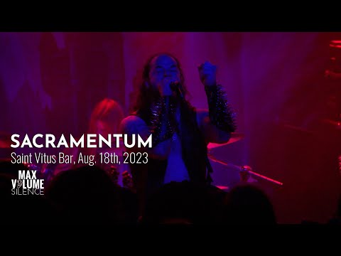 SACRAMENTUM live at Saint Vitus Bar, Aug. 18th, 2023 (FULL SET)