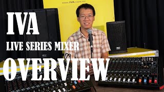 IVA Live-8 \u0026 Live-12 Analog Audio Mixer Overview