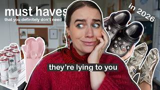 ANTI-HAUL // "must haves" you don't need in 2026