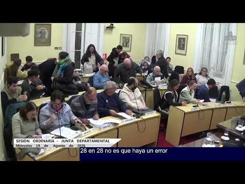 SESIÓN ORDINARIA - MIÉRCOLES 19 DE AGOSTO DE 2026