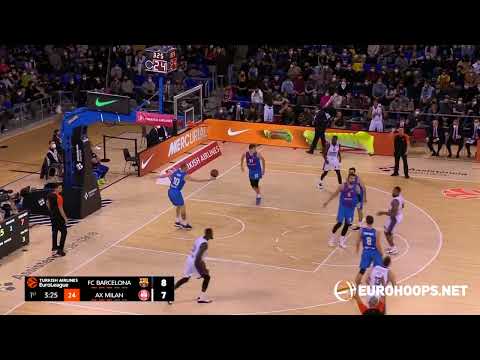 FC Barcelona - AX Armani Exchange Milan 73-75: Sergio Rodriguez (18 points on 4/6 3PT, 4 assists)