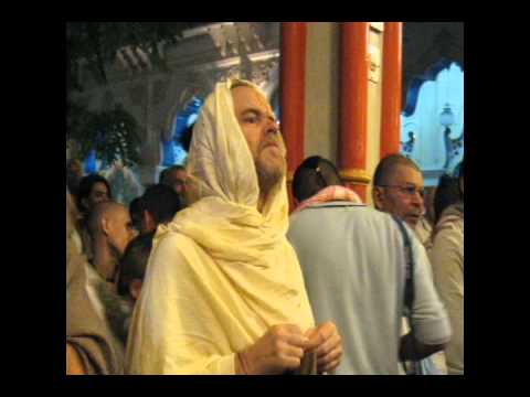 Aindra Prabhu - Srila Prabhupada Vyasa puja offering 1997