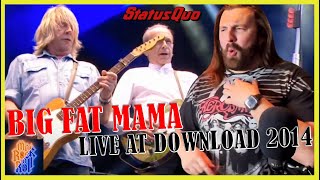 OH THE PIANO PART!! | Status Quo - Big Fat Mama | Live at Download 2014 | REACTION
