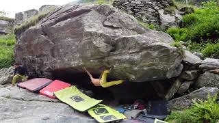 Video thumbnail: Il folletto arcobaleno, 7c+/8a. Cimaganda