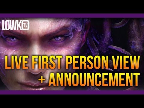 Terrible Live Game (FPVOD With Commentary) and An Announcement - StarCraft II: Heart of the Swarm