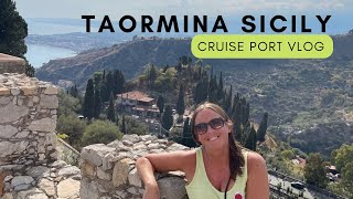Taormina Excursion Carnival Pride - Messina Sicily Cruise Port Vlog